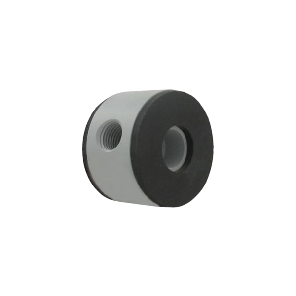 PVC orifice plate flowmeter, 12in line size, 3.600in bore, 0.3 Beta, water capacity: 20in d.p.